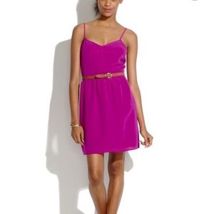 Madewell Pink Silk Cami Dress Size 4